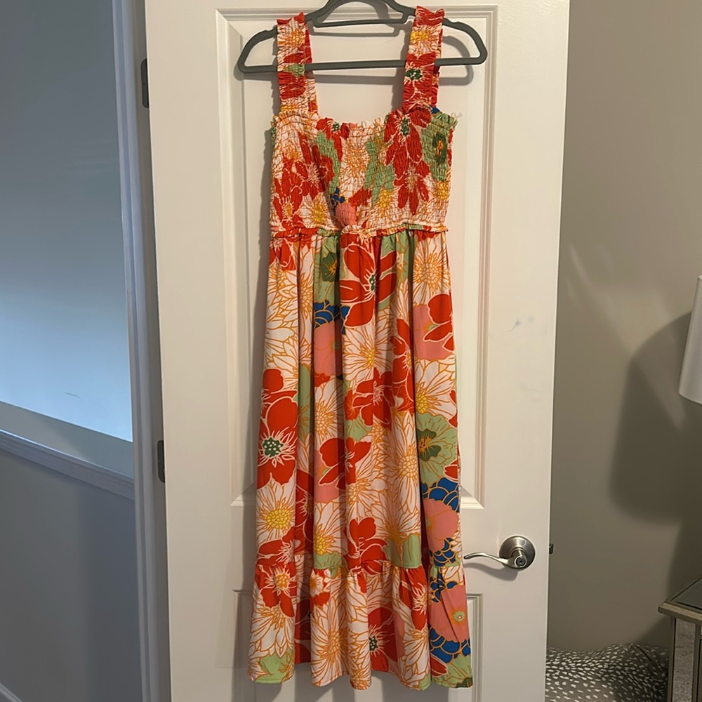 Entro floral maxi dress
